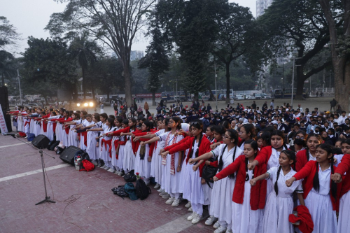 অংশগ্রহণকারীদের শপথ পাঠ